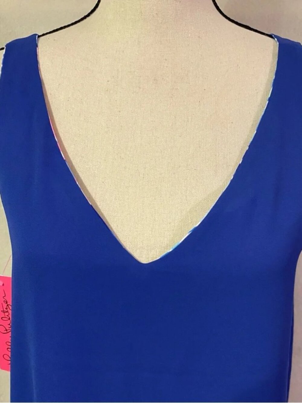 NWT Lilly Pulitzer Florin Shade Seekers sleeveless v-neck reversible top - Picture 7 of 12
